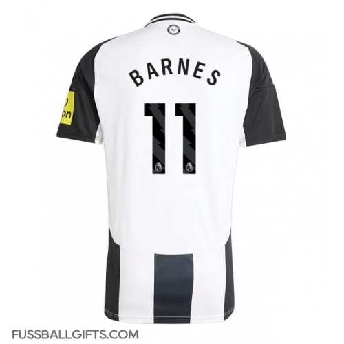 Newcastle United Harvey Barnes #11 Fußballbekleidung Heimtrikot 2024-25 Kurzarm